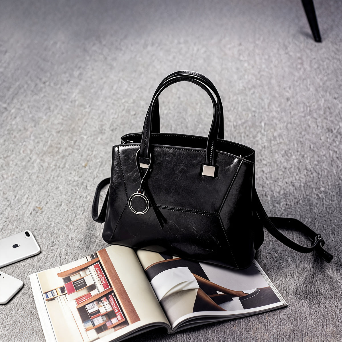 Beatrix Genuine Leather Handbag