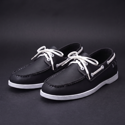 Brio Boat Shoes Black — studio
