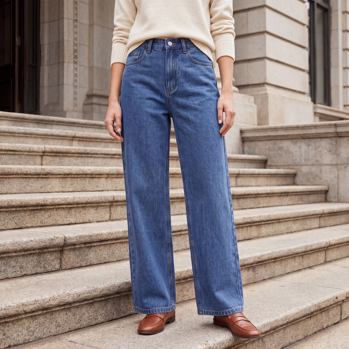 Brooke Wide-Leg Jeans