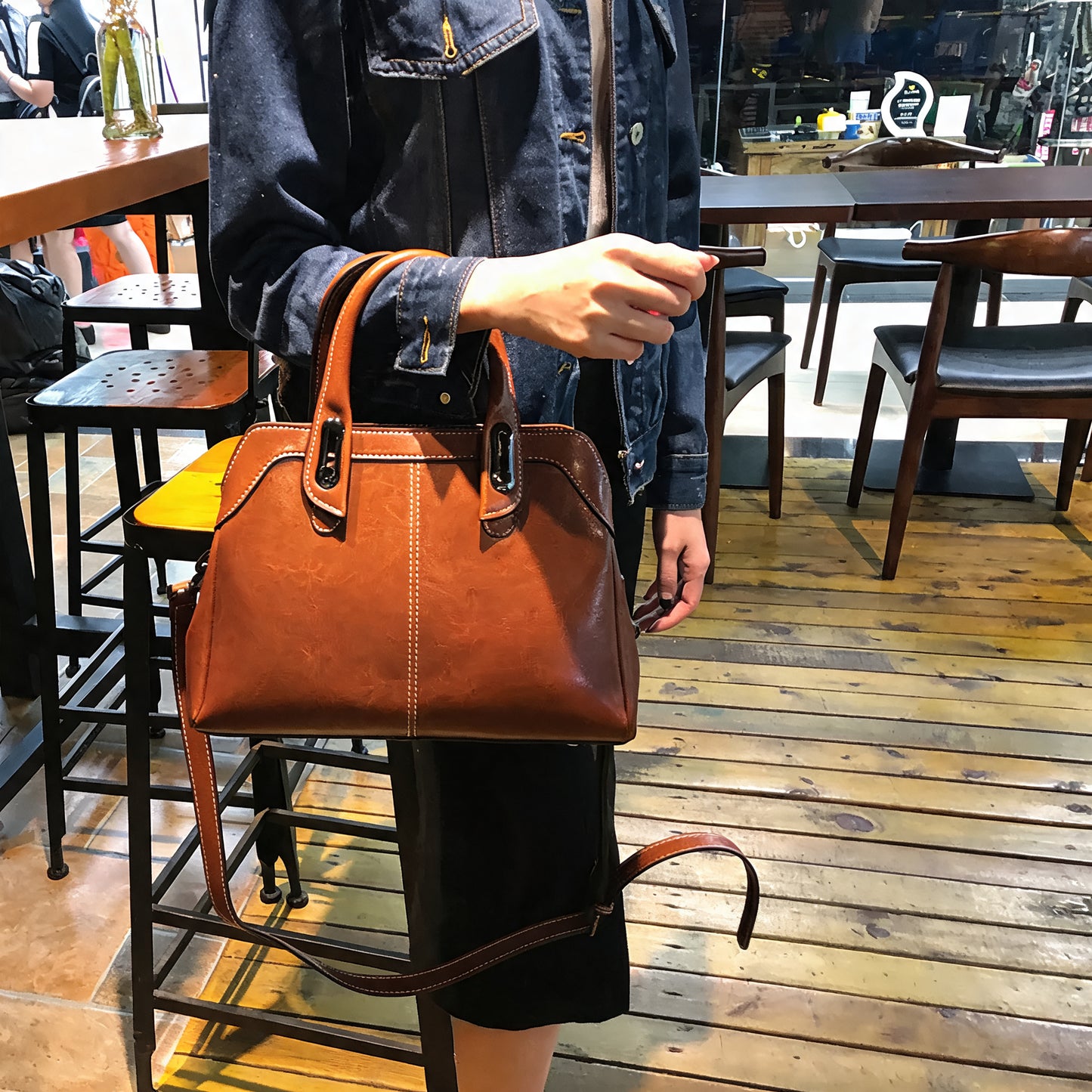 Ophelia Genuine Leather Handbag