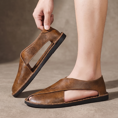 Bruno sandal-mule in Brown (worn)