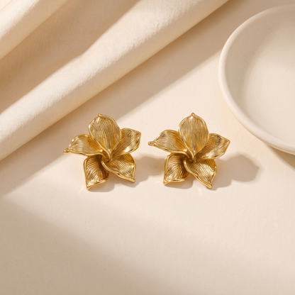 Cassia Flower Stud Earrings