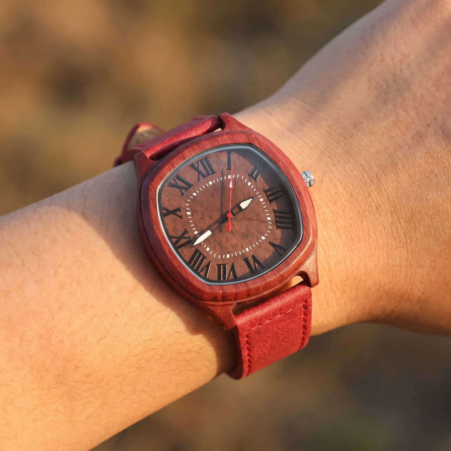 Cedar Redwood — on model