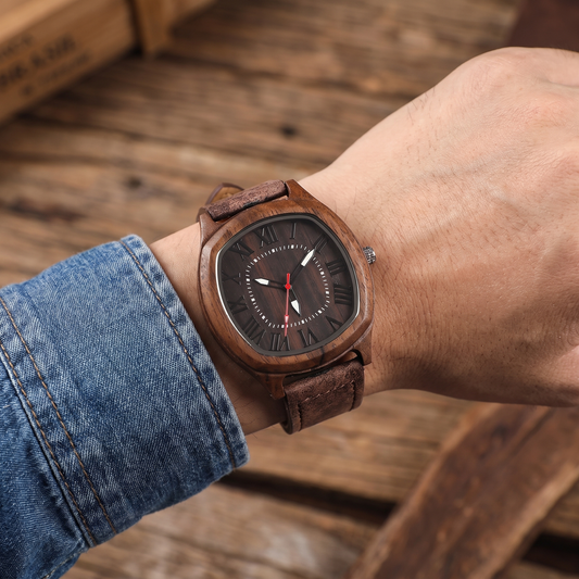 Cedar Walnut — on model