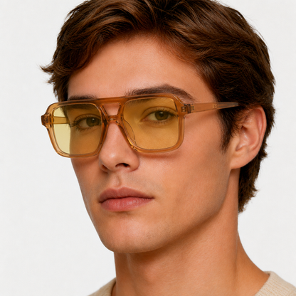 Cleo Honey Crystal — on male model
