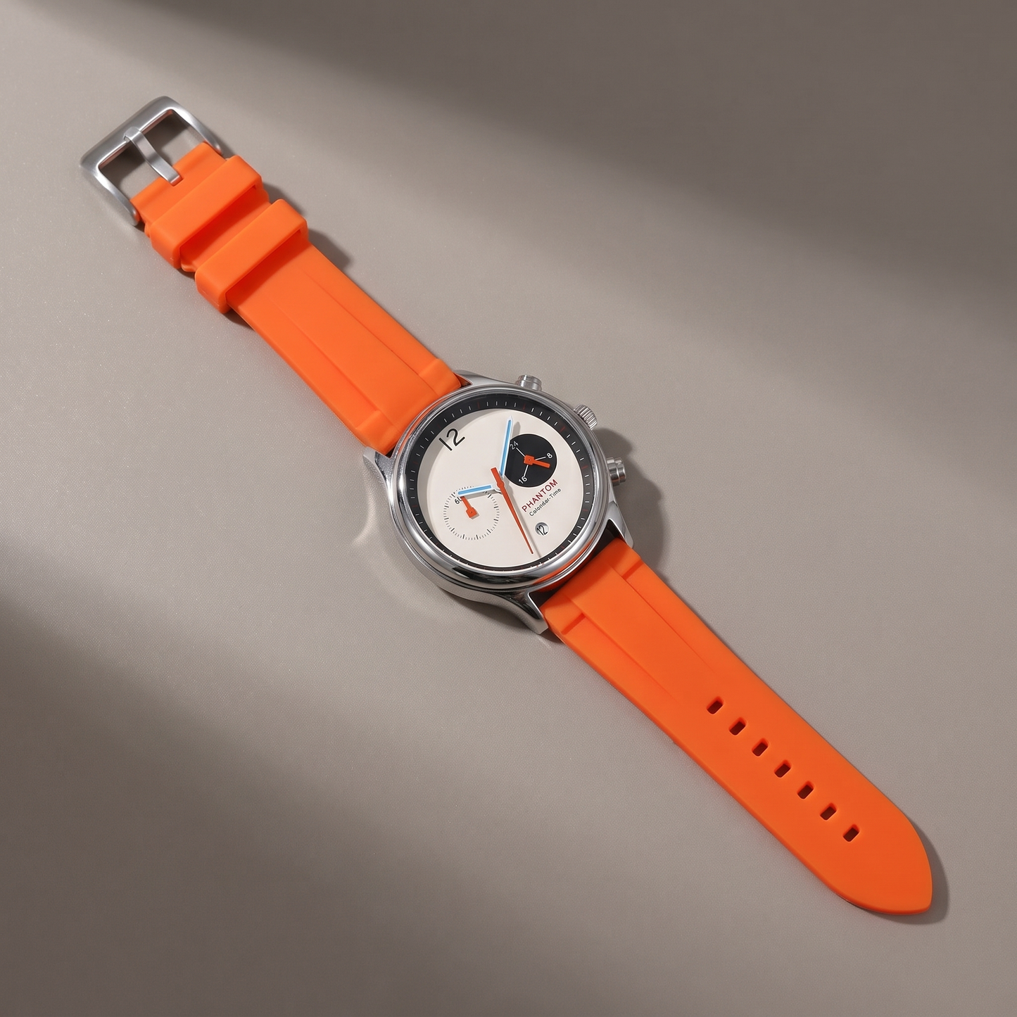 Corsa-Racing-Chronograph-Watch White Dial — flatlay 1