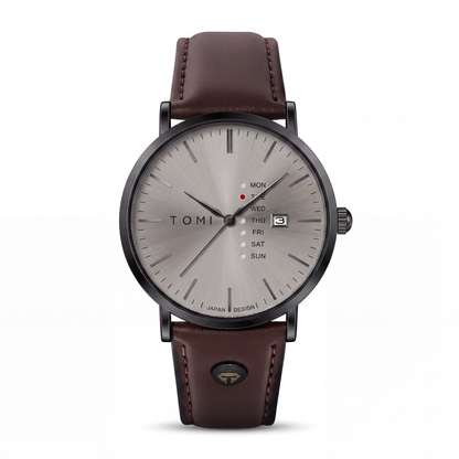 Dalton-Calendar-Watch Black Coffee — packshot