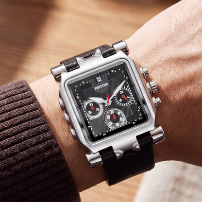 Dorset Square Watch Black — on model
