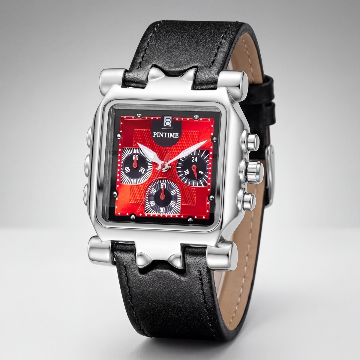 Dorset Square Watch Red — studio