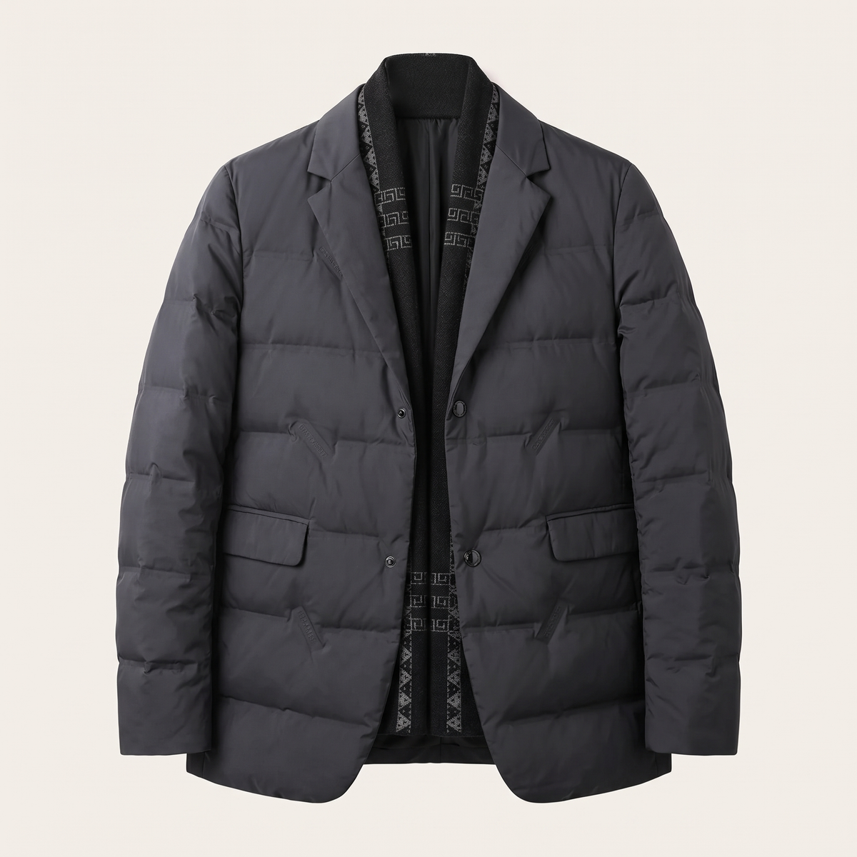 Everest Duck Down Coat Black — studio