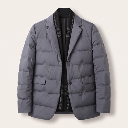 Everest Duck Down Coat Grey — studio