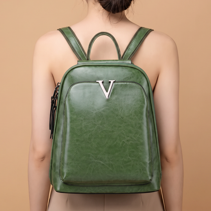 Everly Genuine Leather Backpack