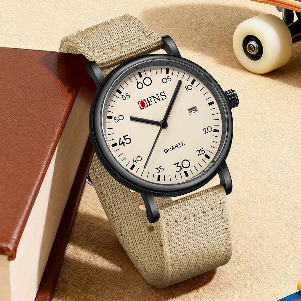 Fenwick-Nylon-Field-Watch Khaki — studio 1