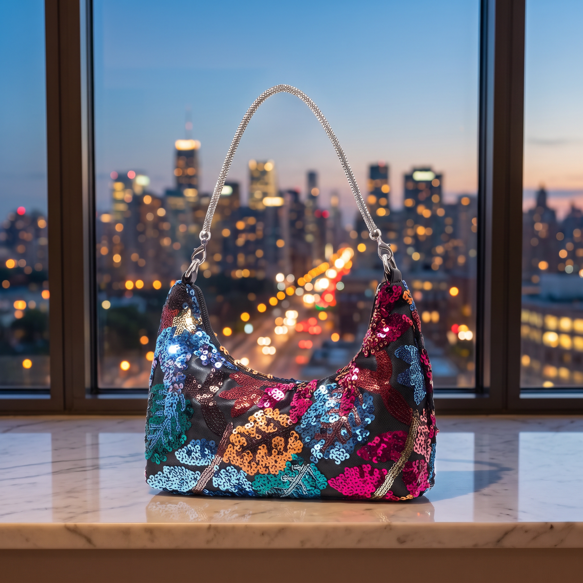 Fiesta Sequin Shoulder Bag