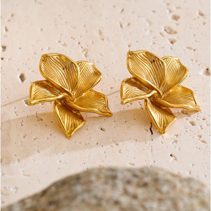 Cassia Flower Stud Earrings
