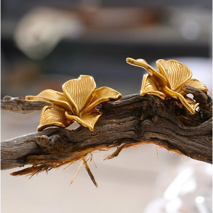 Cassia Flower Stud Earrings