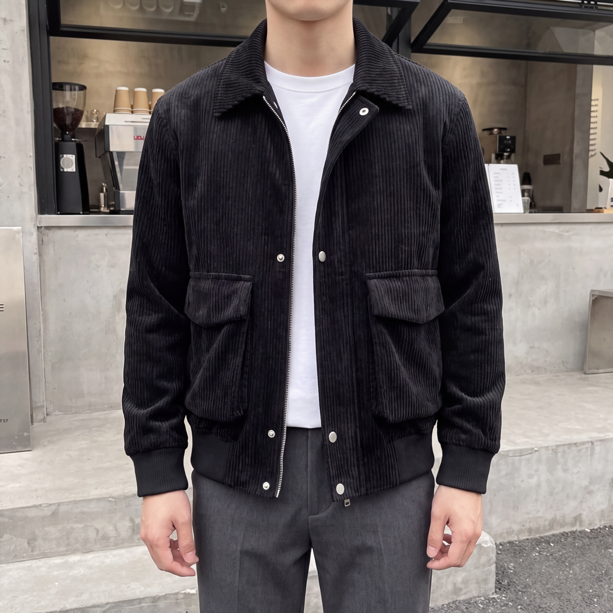 Flint Ribbed Jacket