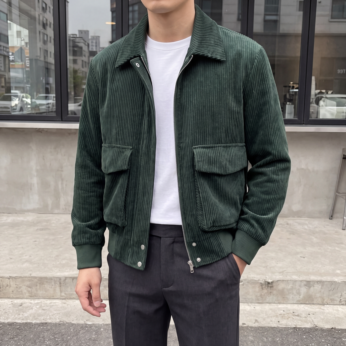 Flint Ribbed Jacket