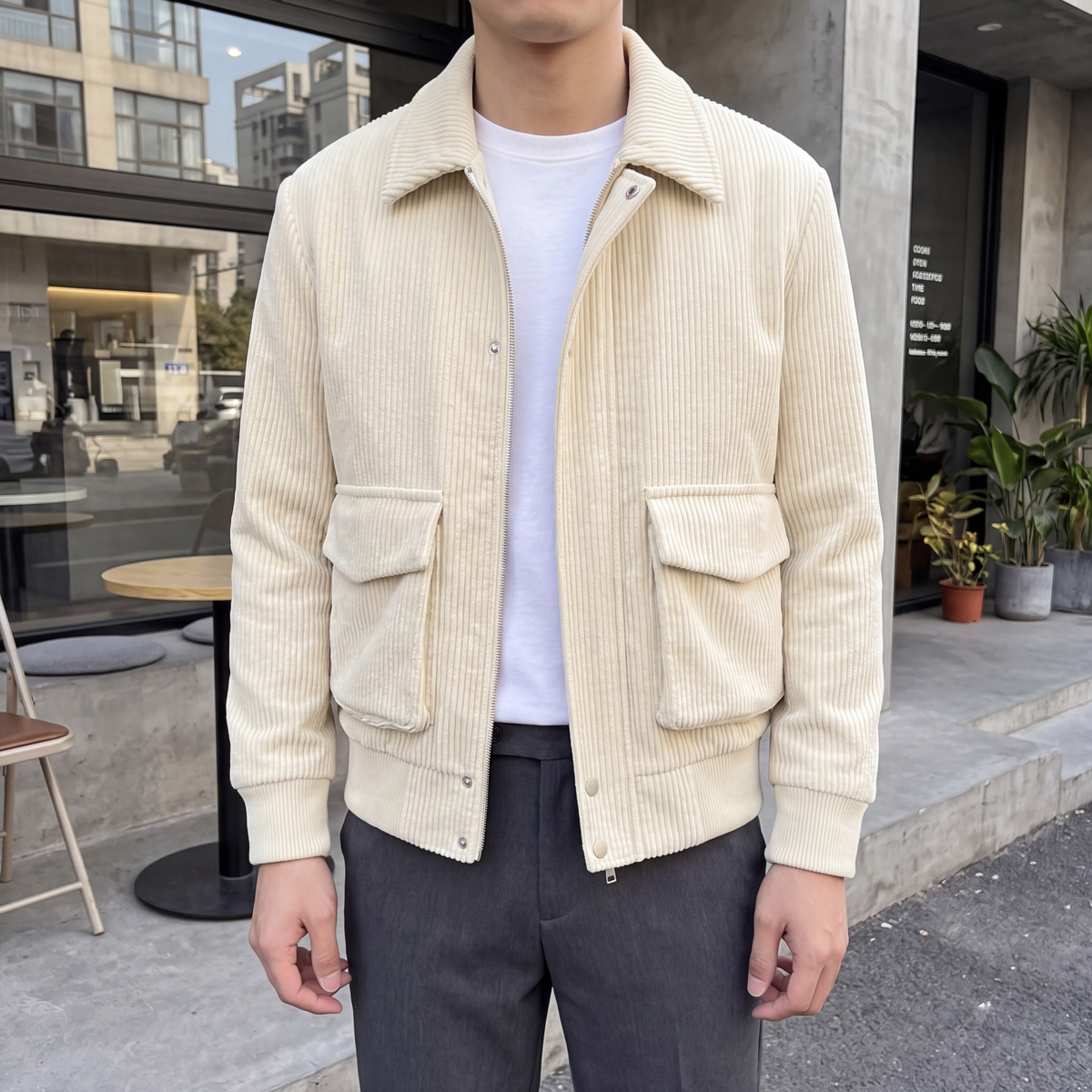 Flint Ribbed Jacket