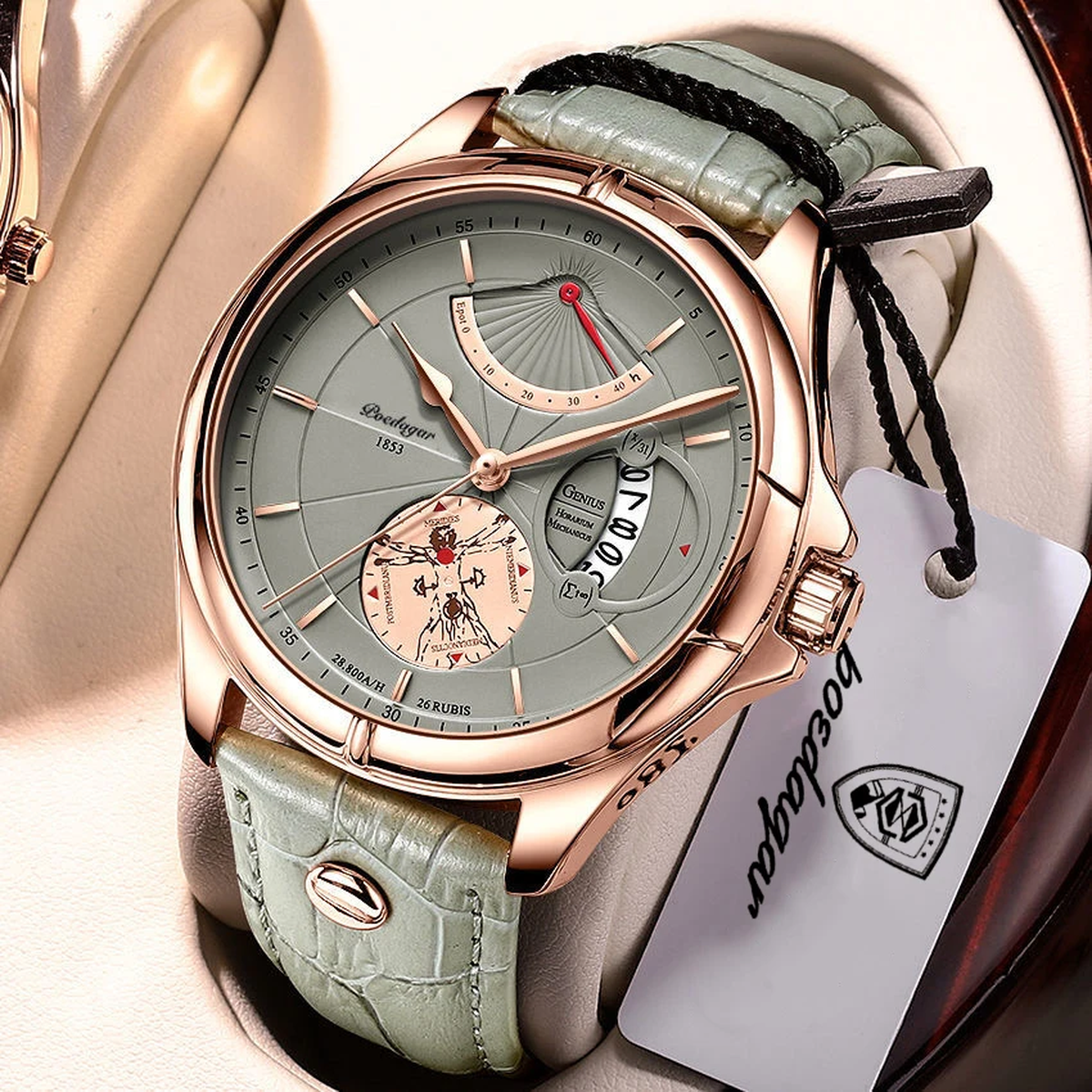 Winslow Leather Dress Watch