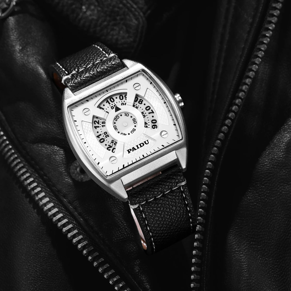 Tate Square Leather Watch