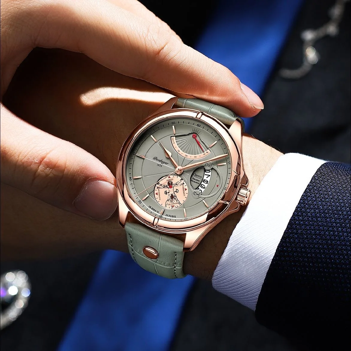 Winslow Leather Dress Watch