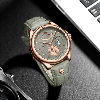 Winslow Leather Dress Watch