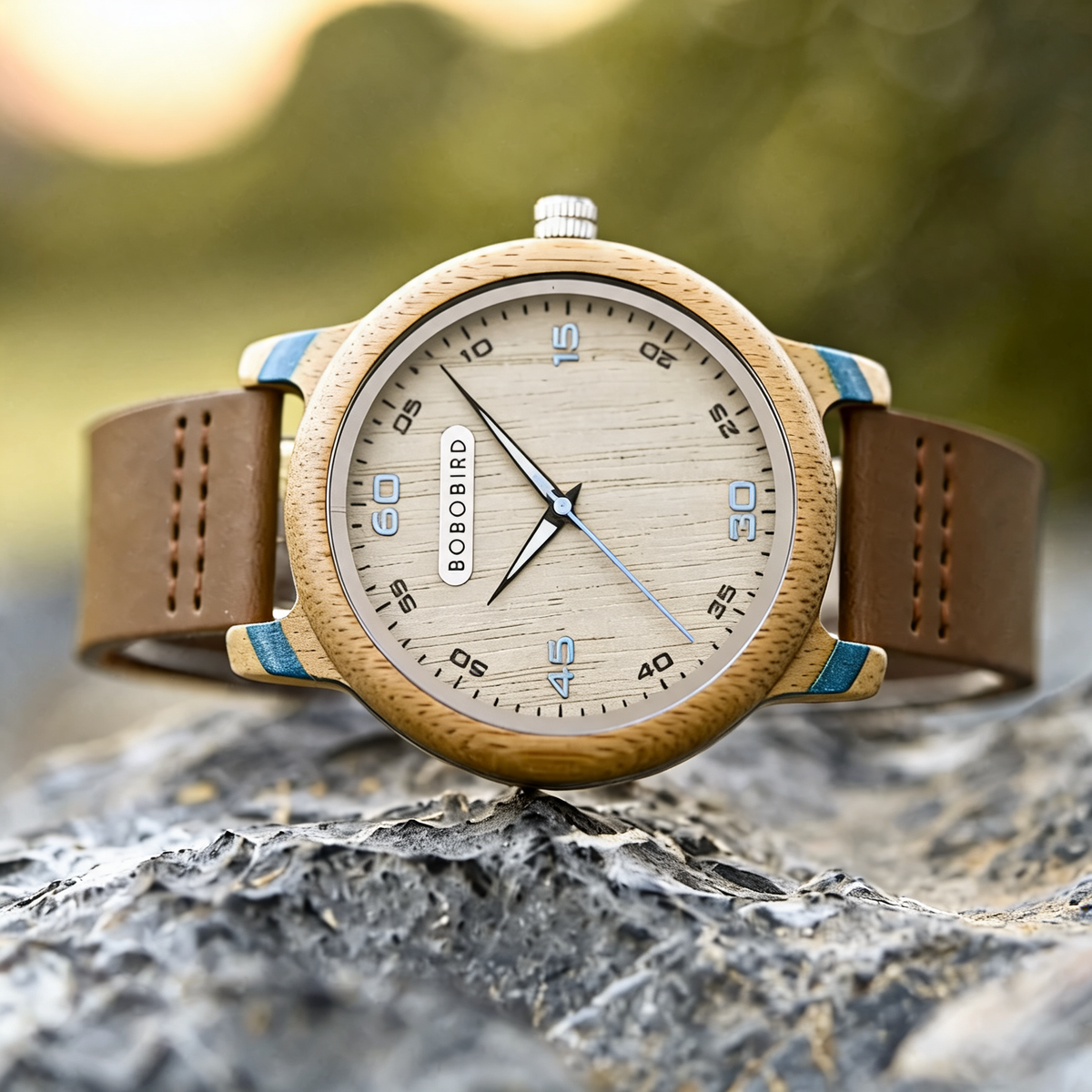 Aspen Bamboo Wood Watch