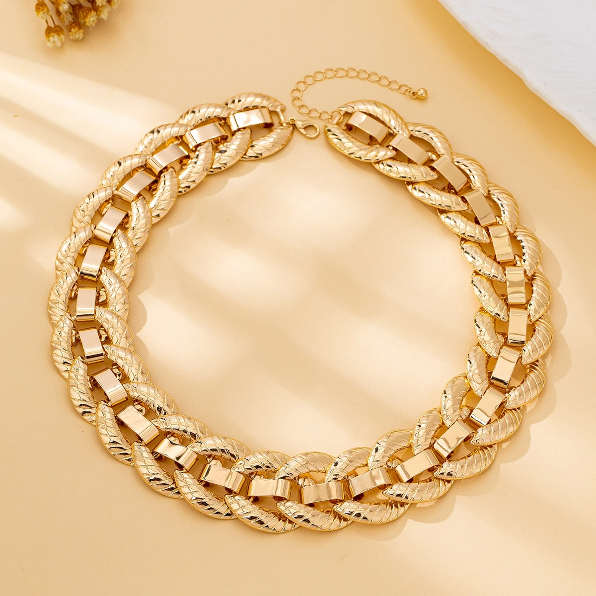 Gia Chain Necklace — flatlay 1