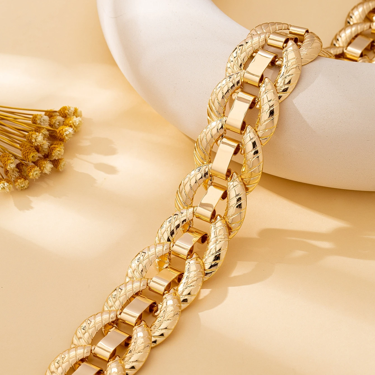 Gia Chain Necklace — flatlay 2