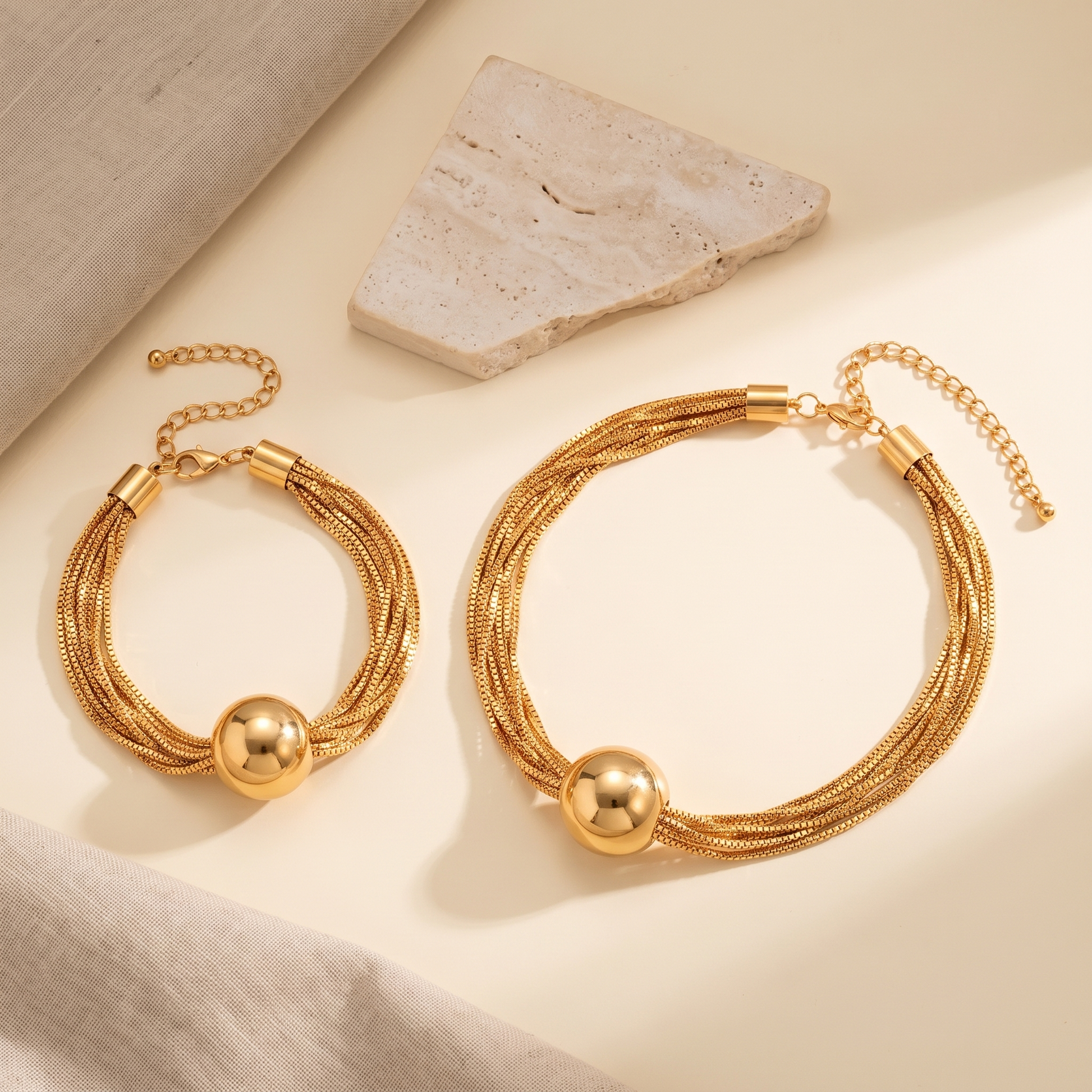 Gigi Gold Set — flatlay 1