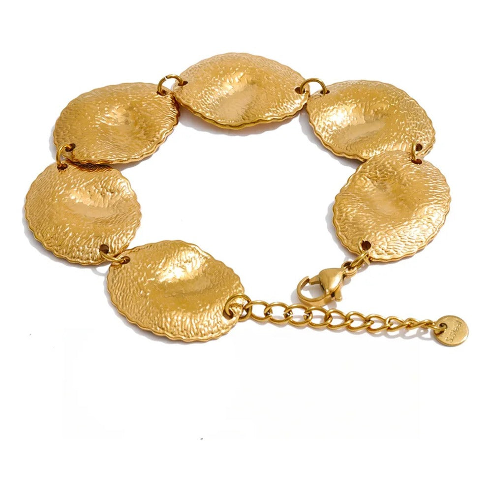 blakely hammered disc bracelet
