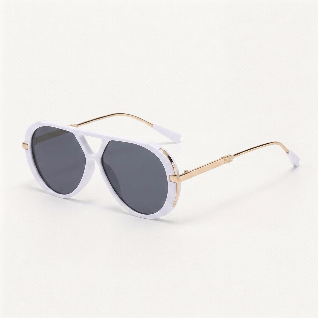 Goldie Crystal White — angled