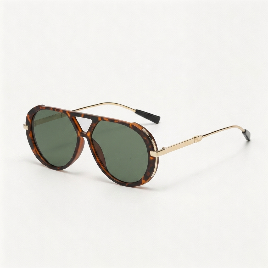 Goldie Leopard Green — angled