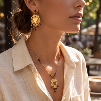Gracie Heart Jewelry Set