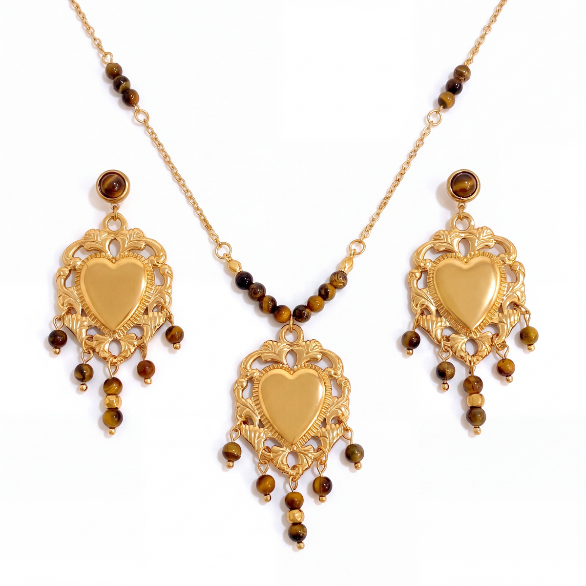 Gracie Heart Jewelry Set