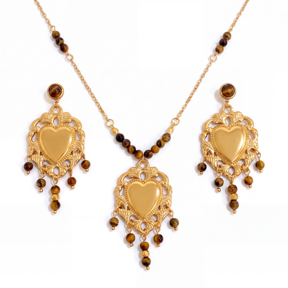 Gracie Heart Jewelry Set