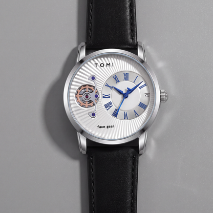 Grayson-Minimalist-Watch-Set Black Silver — flatlay 1