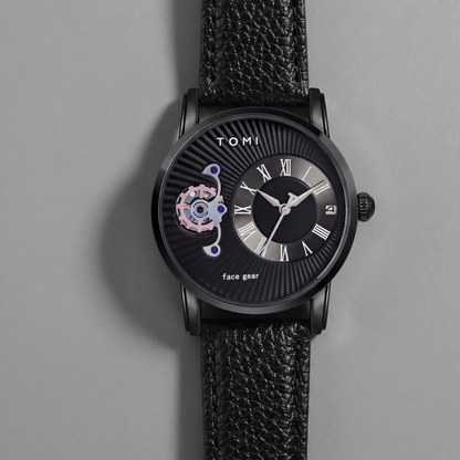 Grayson-Minimalist-Watch-Set Black — flatlay 1