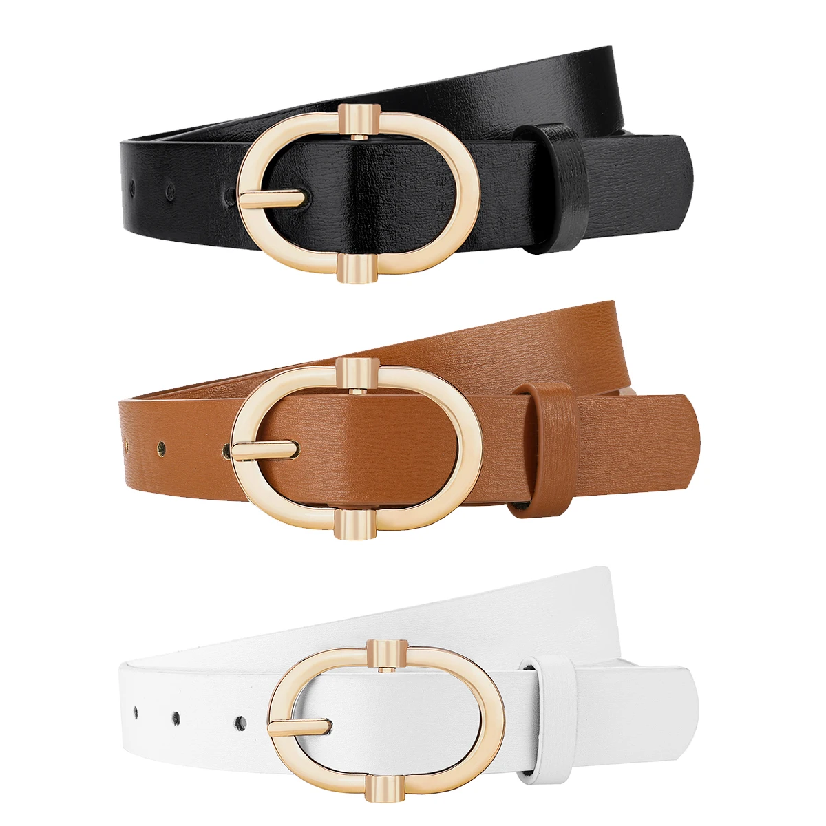 Presley Gold Buckle Belt