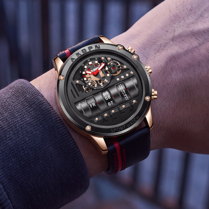 Gus Rolling Date Watch