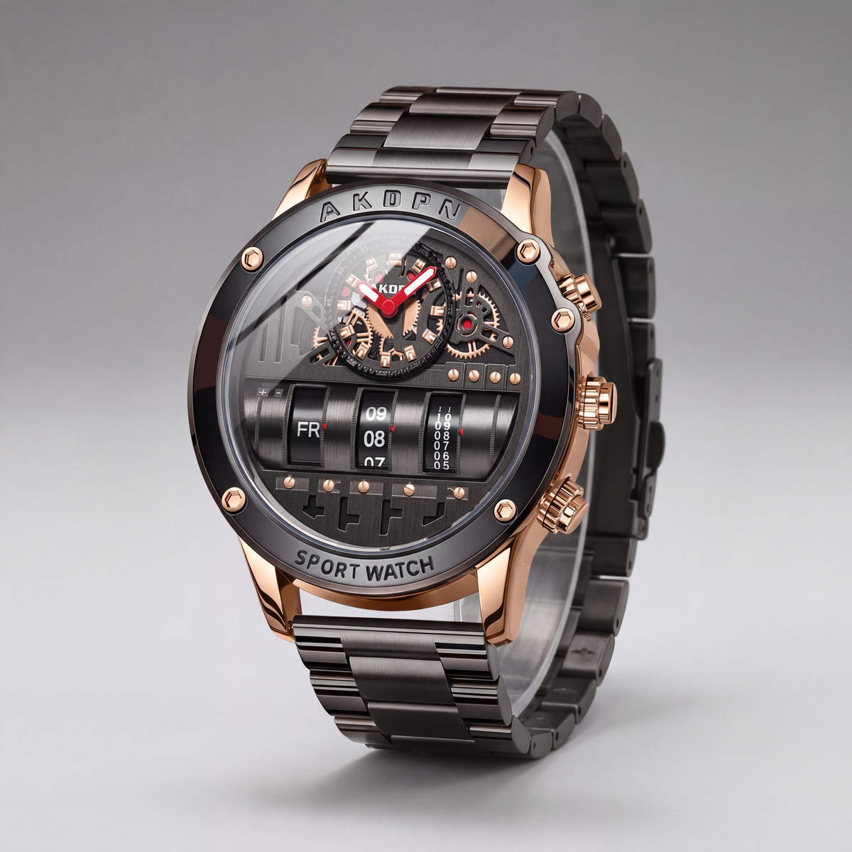 Gus Rolling Date Watch