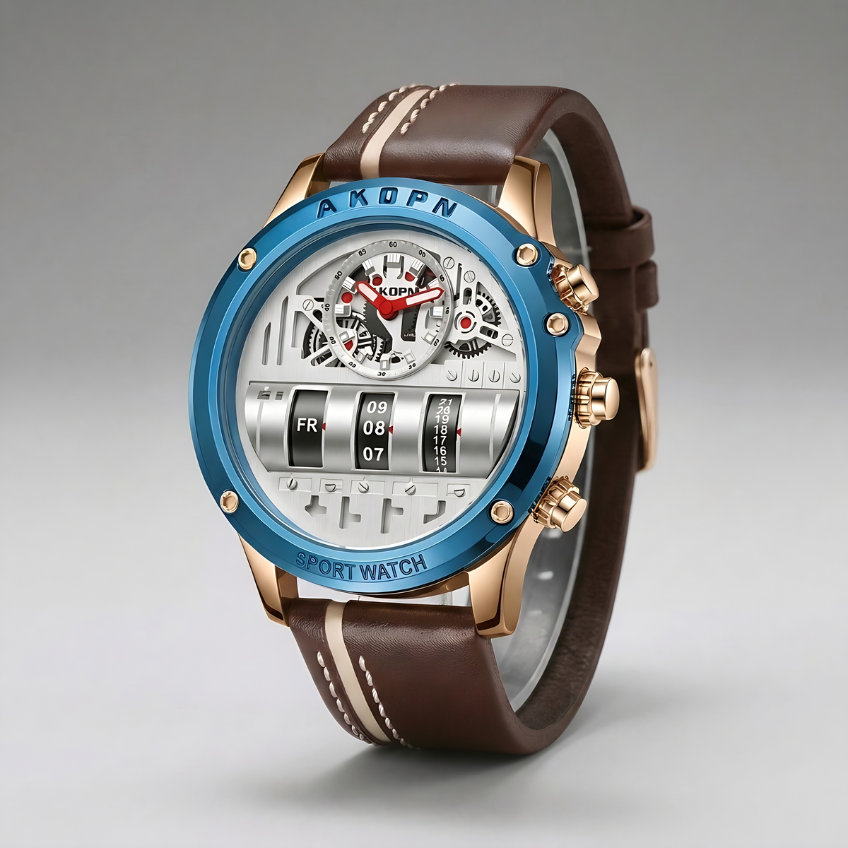 Gus Rolling Date Watch