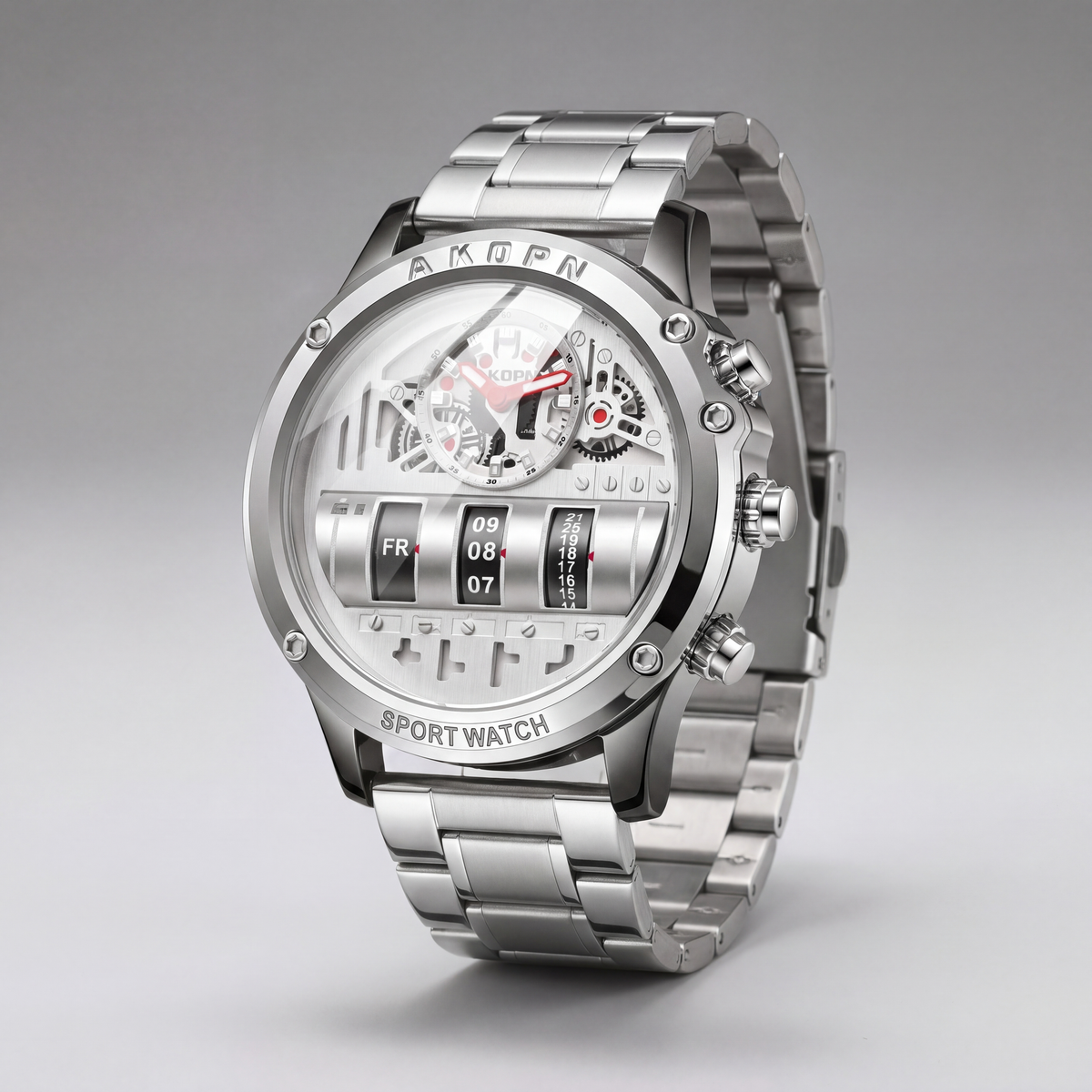 Gus Rolling Date Watch