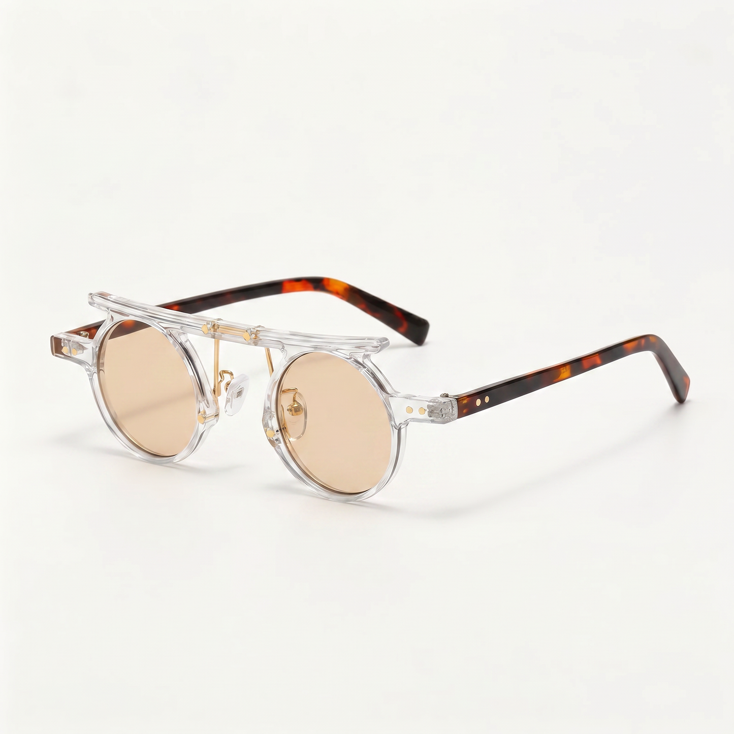 Halston Clear Champagne — angled