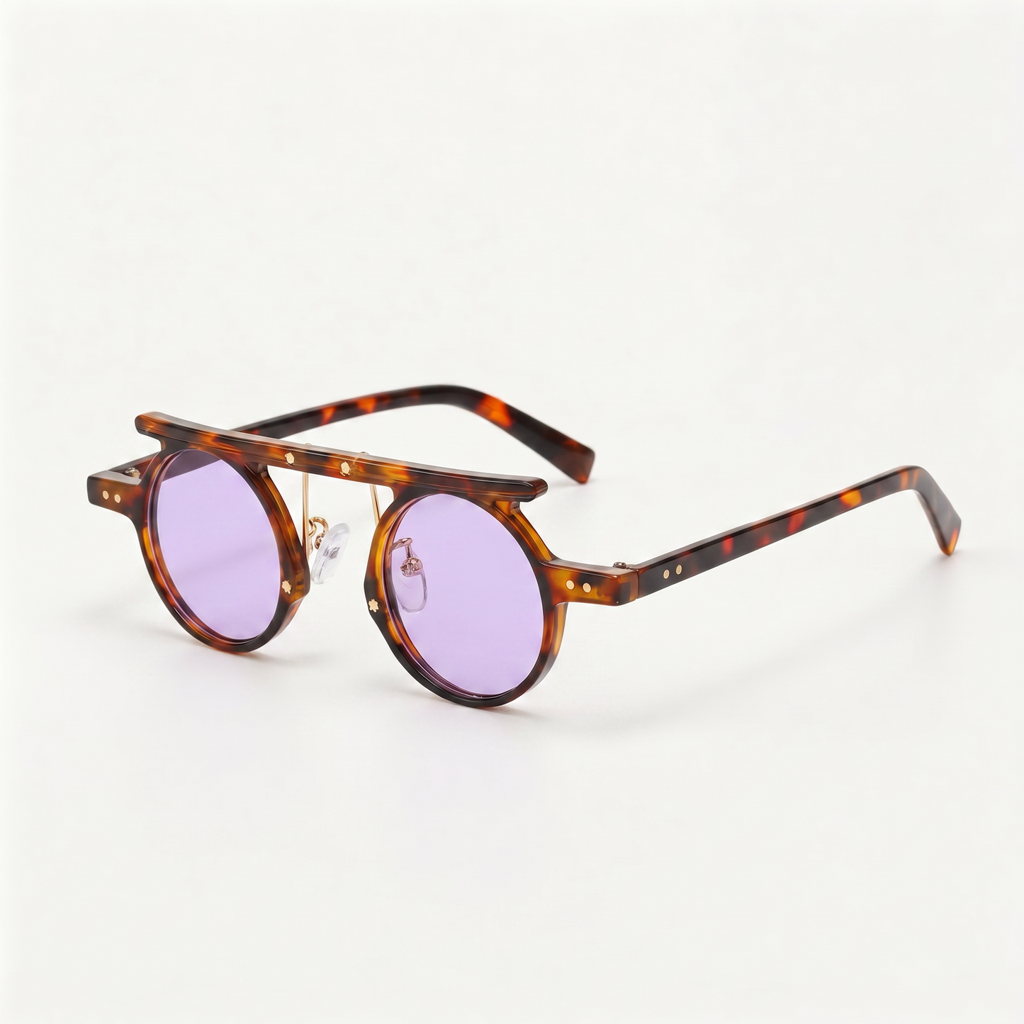 Halston Tortoise Purple — angled