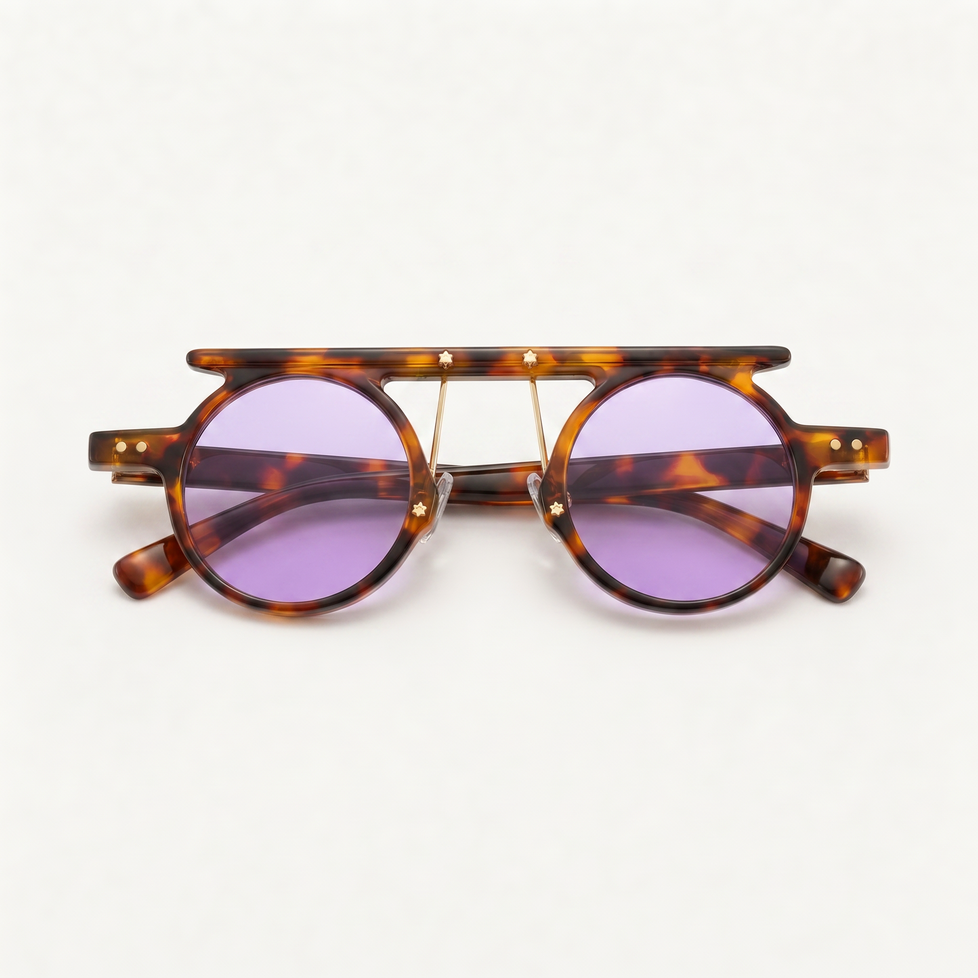 Halston Tortoise Purple — folded