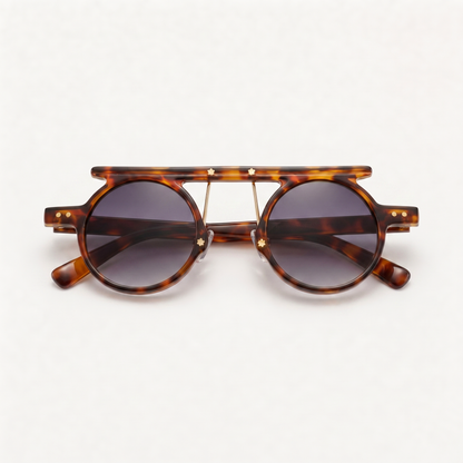 Halston Tortoise Smoke — folded
