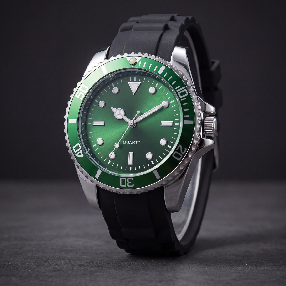 Harbor Watch Green Silver — studio 1