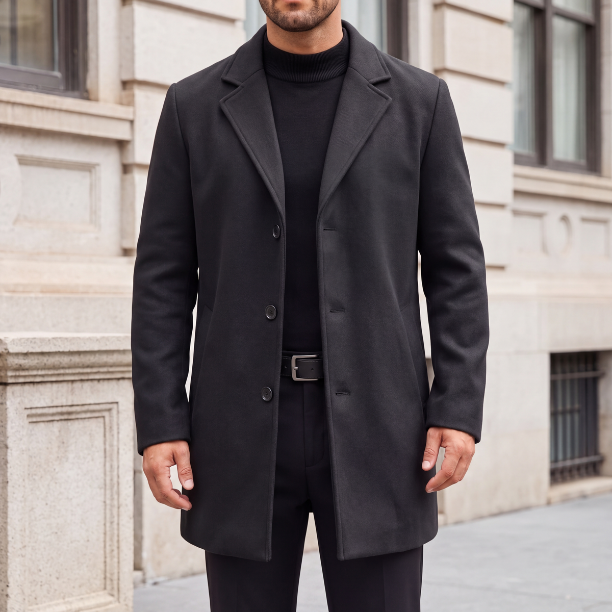 Harlan Lapel Trench Coat